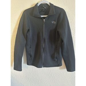The North Face  Jacket sz‎ Medium GUC Black Full Zip men's